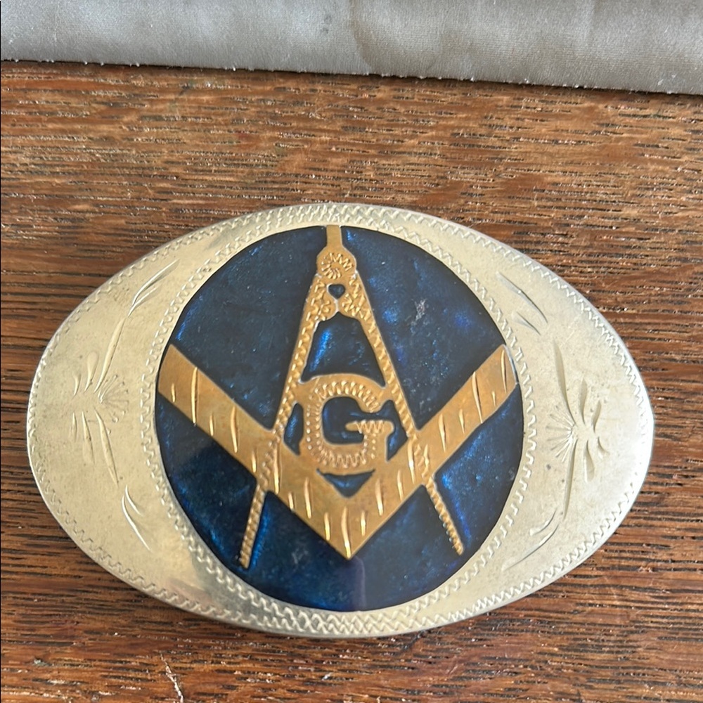 Vintage German Silver Belt Buckle
